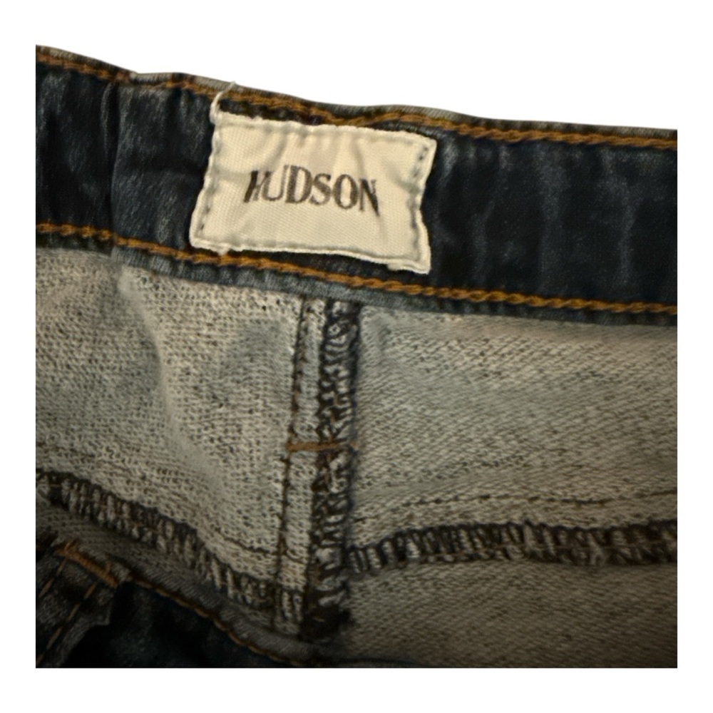Hudson Distressed Classic Blue Girl’s  Jeans Size 12 - Picture 2 of 4